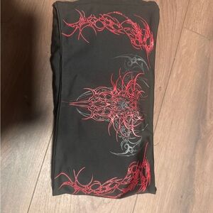 Black and Red Graphic Women's breathedivinity bandeau